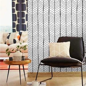 NEW 🖤 Herringbone arrow peel and stick wallpaper